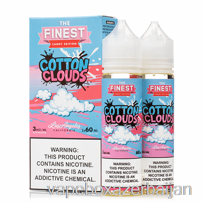 E-Juice Vape Cotton Clouds - The Finest Candy Edition - 120mL 6mg
